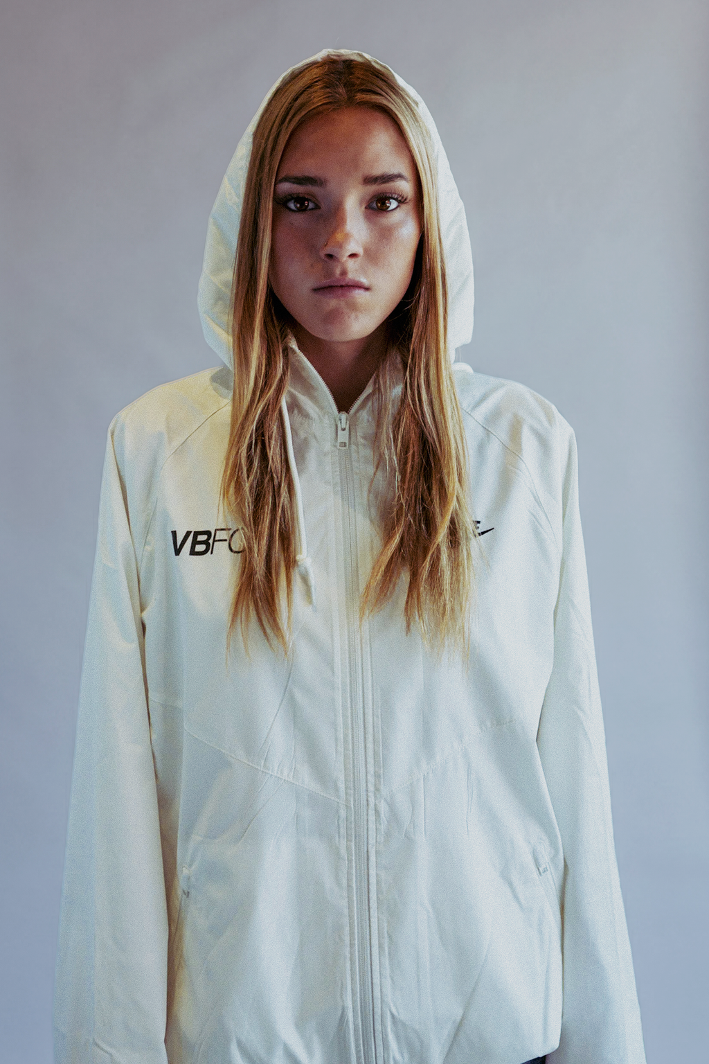 VBFC White Windrunner Zip Jacket