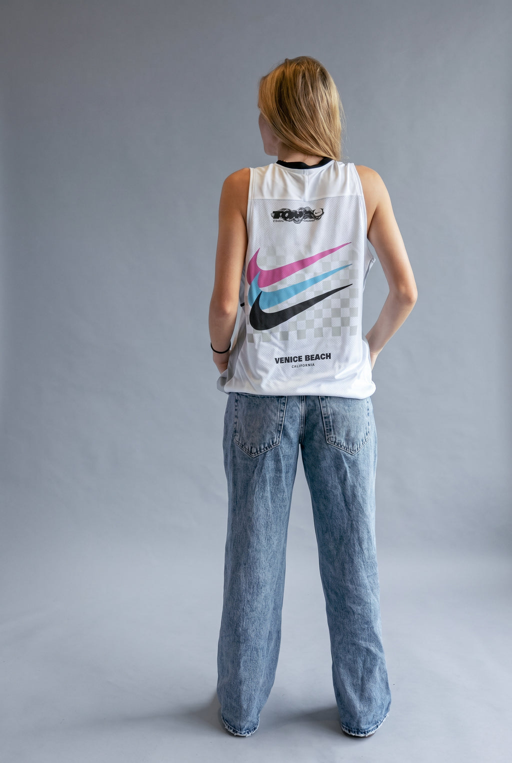 Sleeveless White VBFC x TOMA