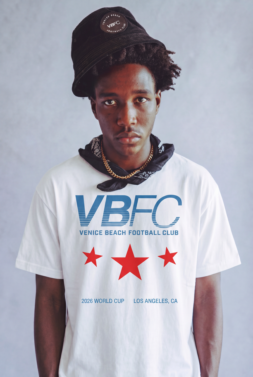 World Cup USA Tee - Faded White