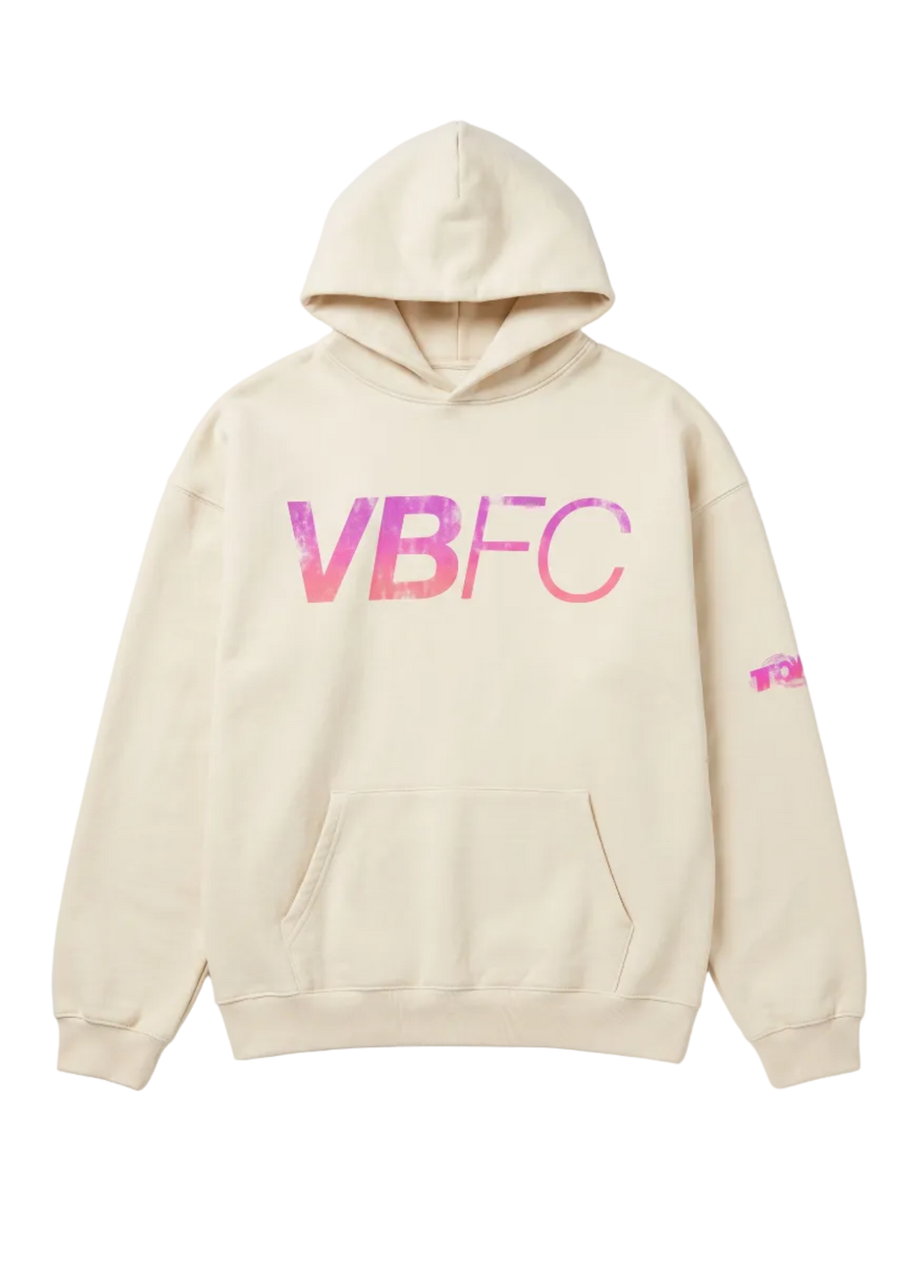 Beige Hoodie - VBFC x The Beach