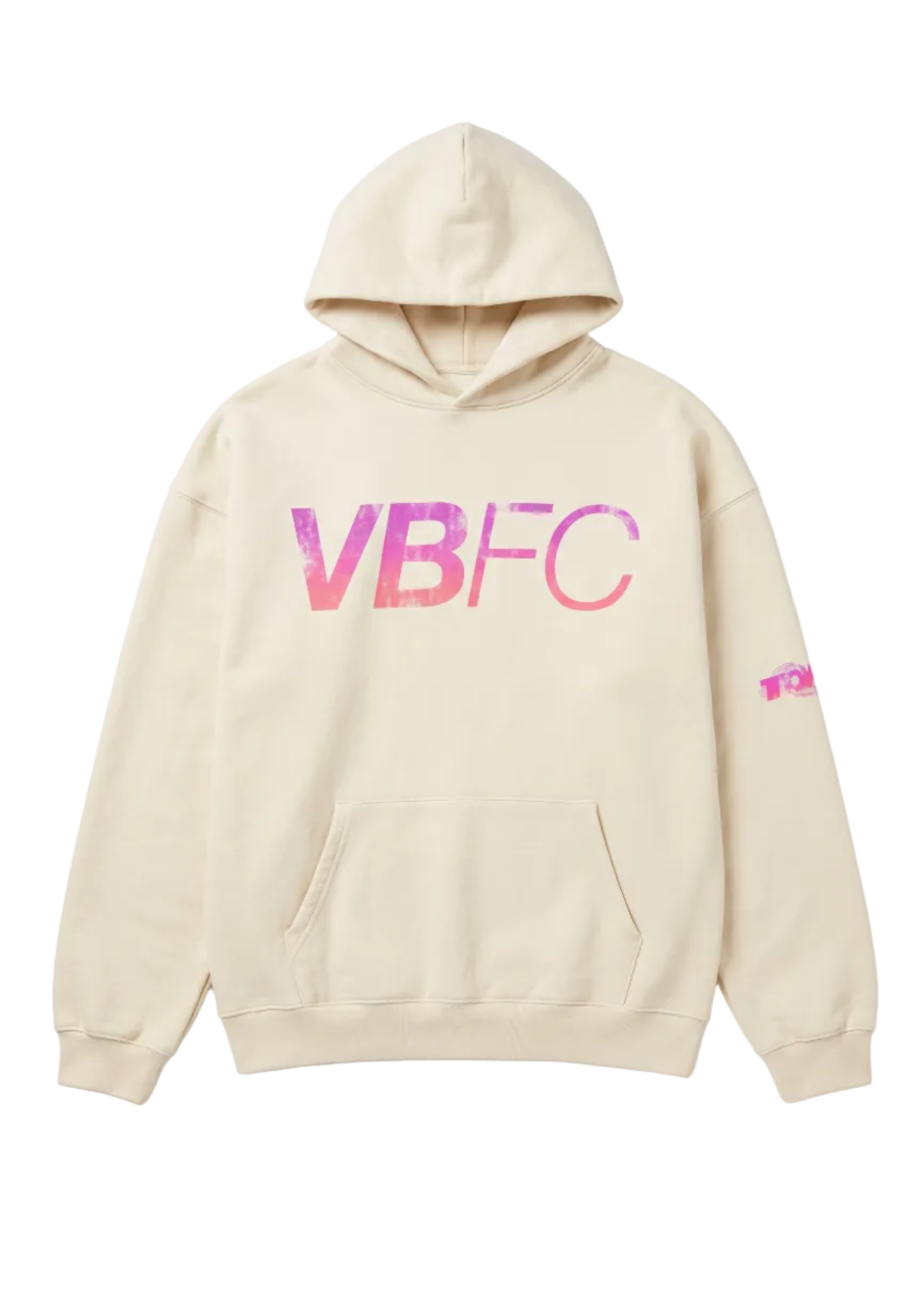 Beige Hoodie - VBFC x The Beach