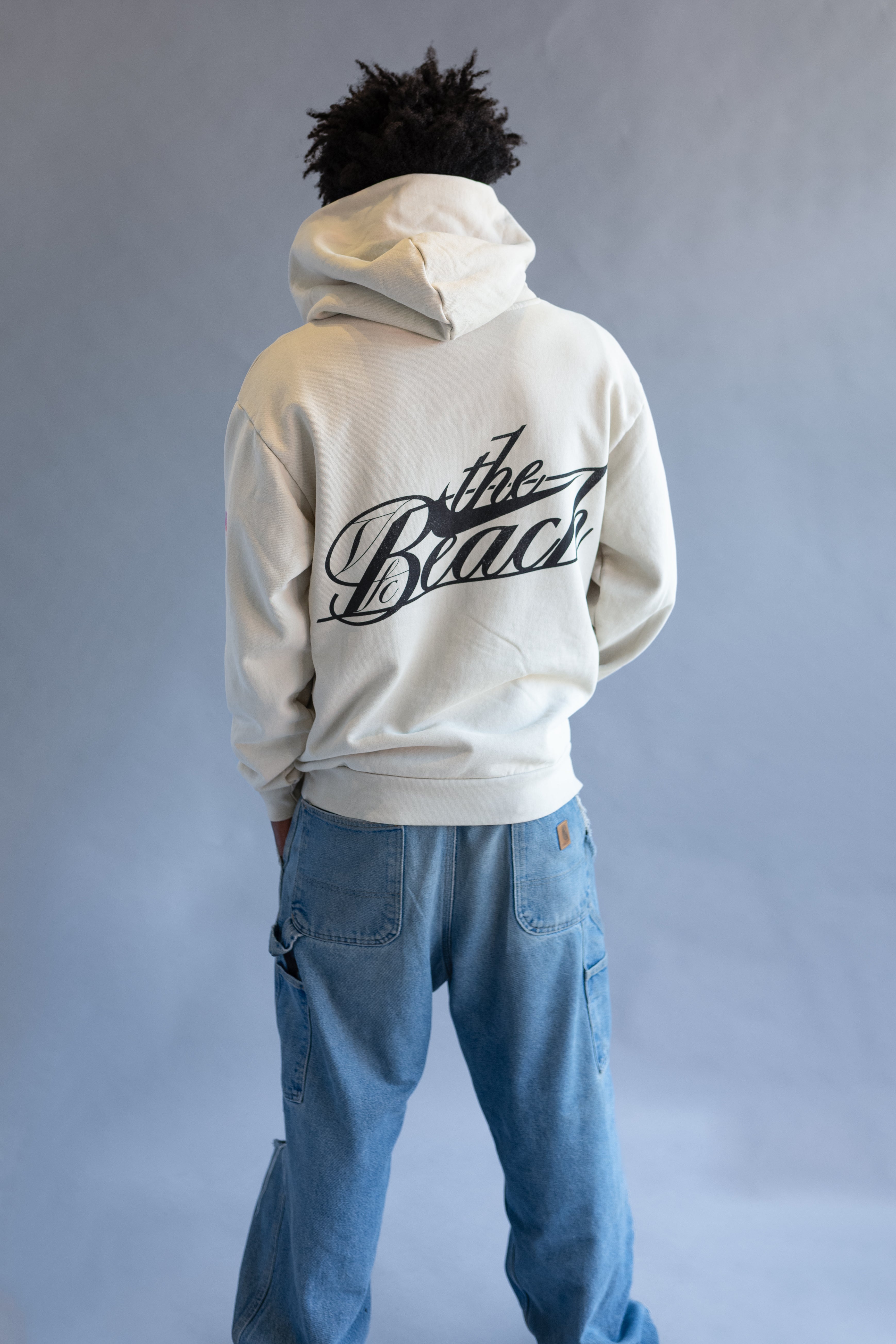 Beige Hoodie - VBFC x The Beach