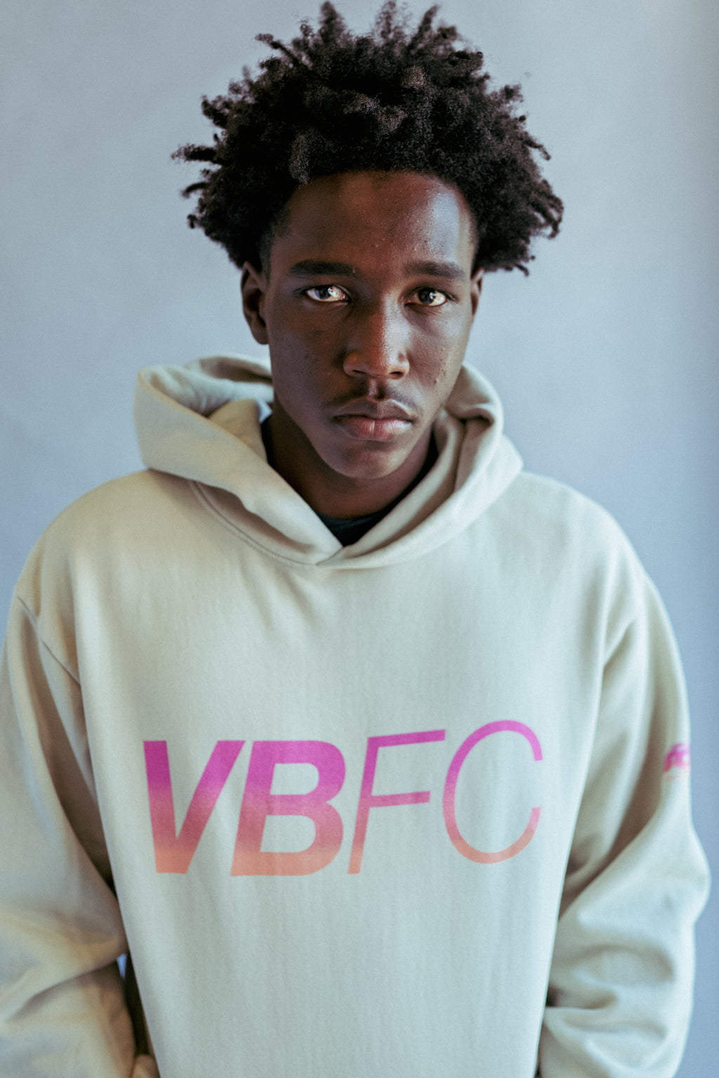 Beige Hoodie - VBFC x The Beach