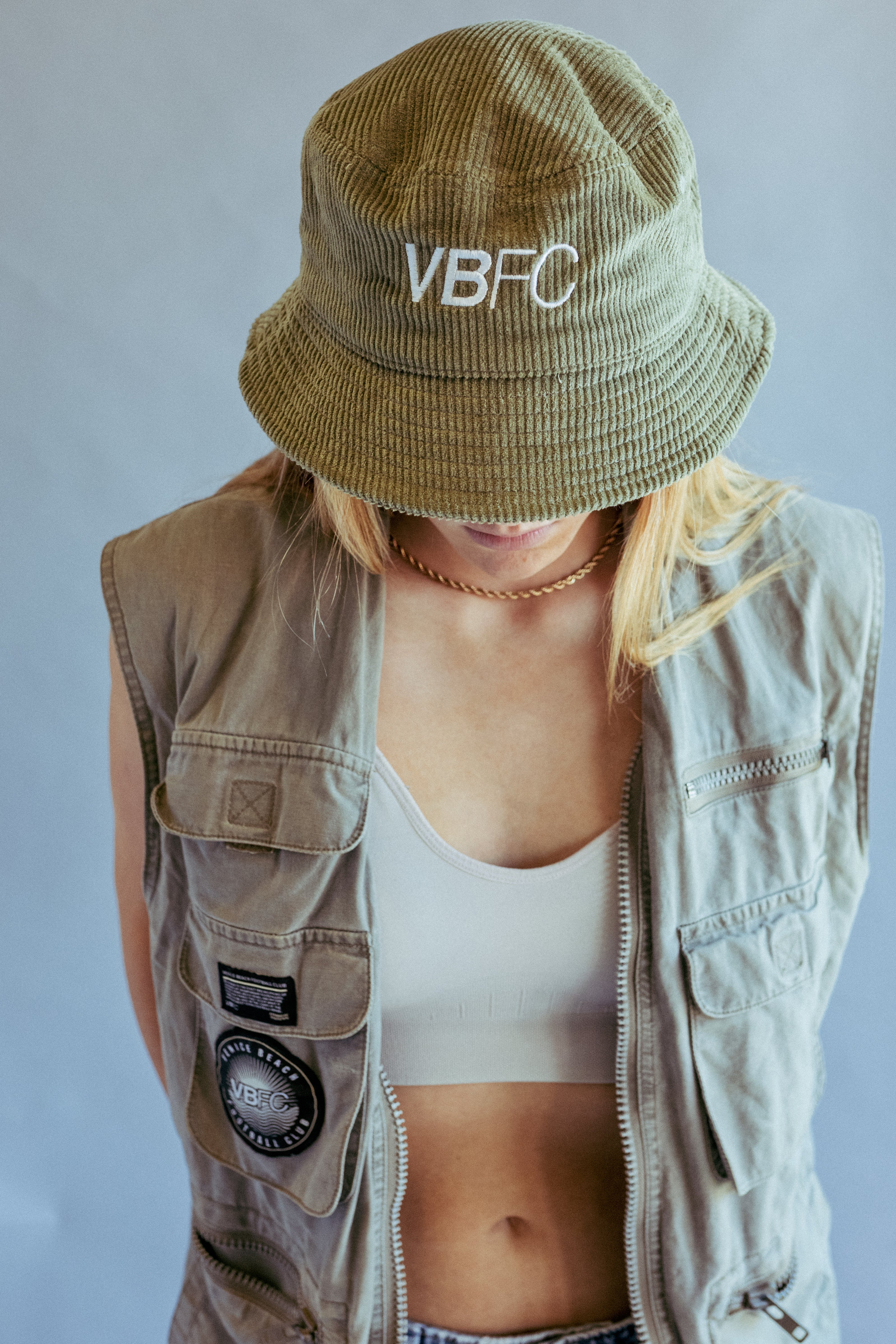 Green Bucket Hat (Corduroy)
