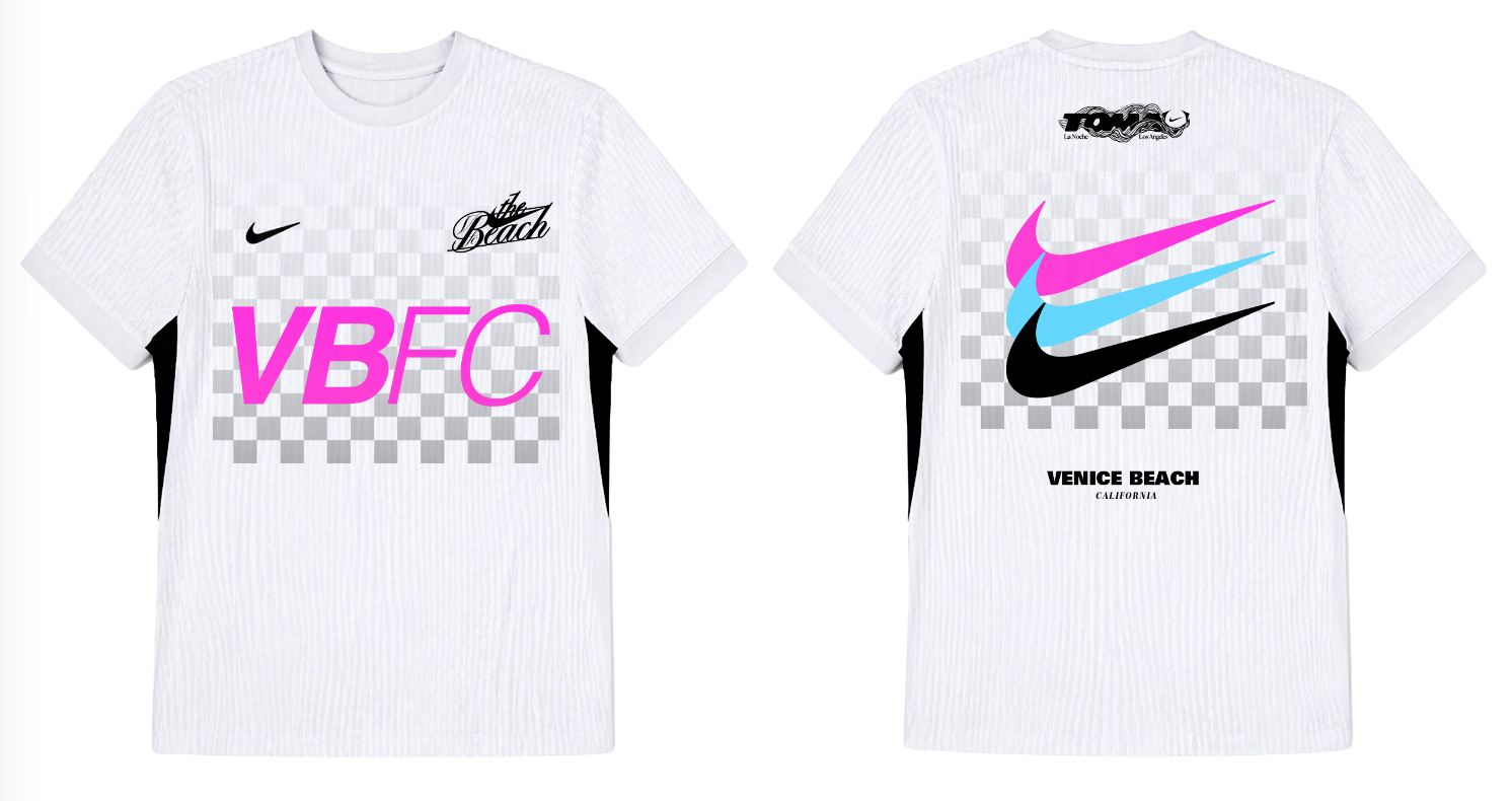 White Jersey - The Pool VBFC x The Beach